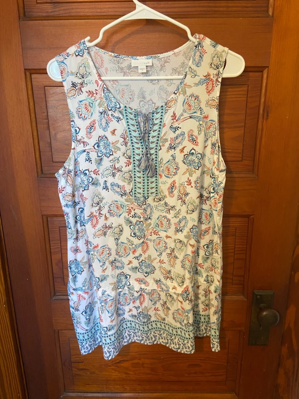 J Jill Sleeveless Tunic Top